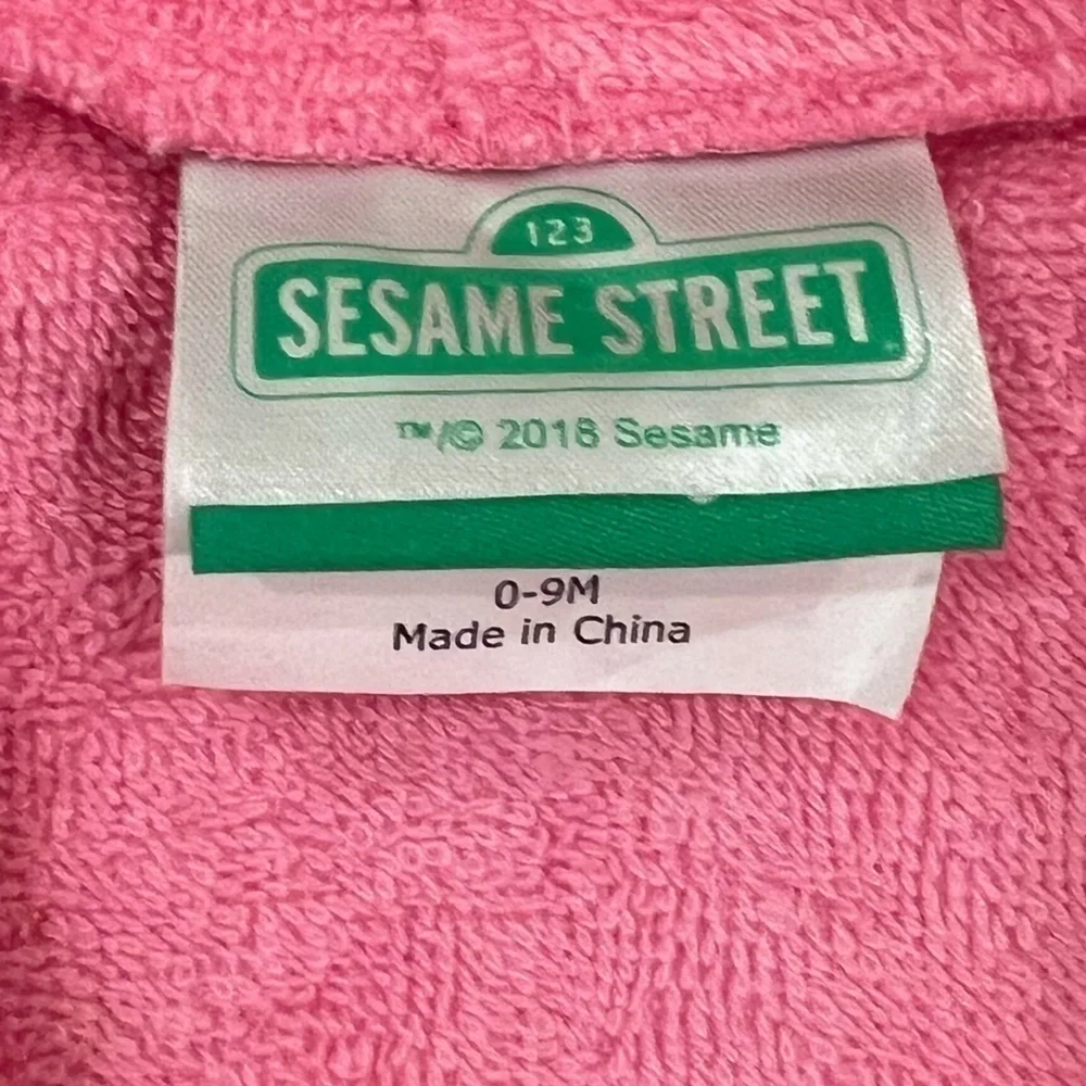 Sesame Street Baby Girl’s Abby Robe Size 0-9 Months